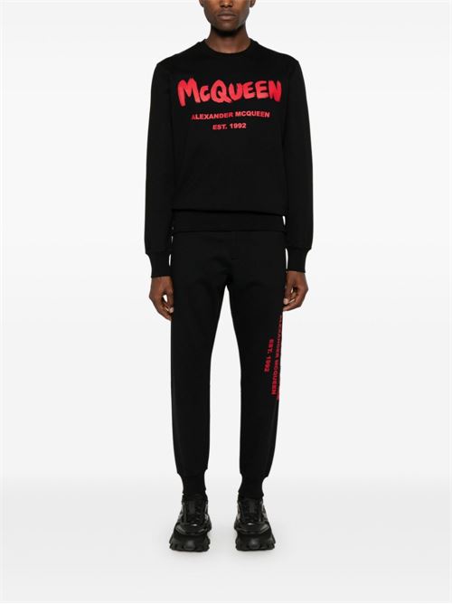 Sweatshirt with logo print ALEXANDER MCQUEEN | 688713QTAAB0509